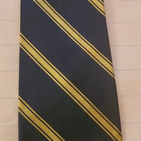 Fraternity of  Delta PSI Men's Neck Tie (Blue & White) - Picture 1 of 2